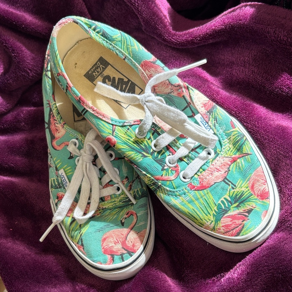 Vans flamingo shoes